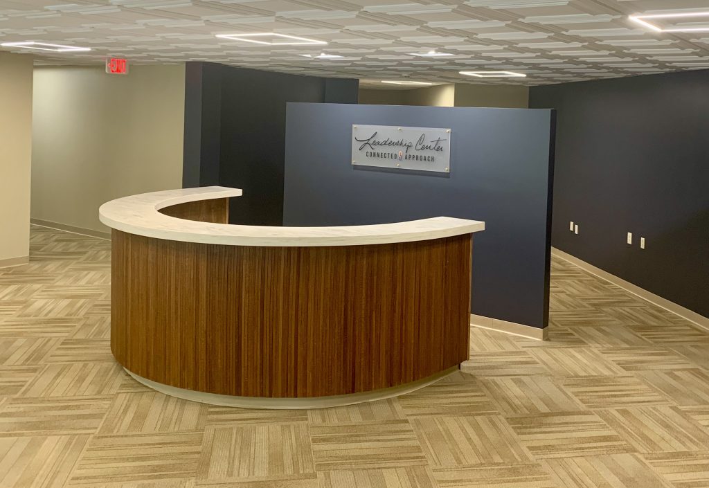 leadership center reception area